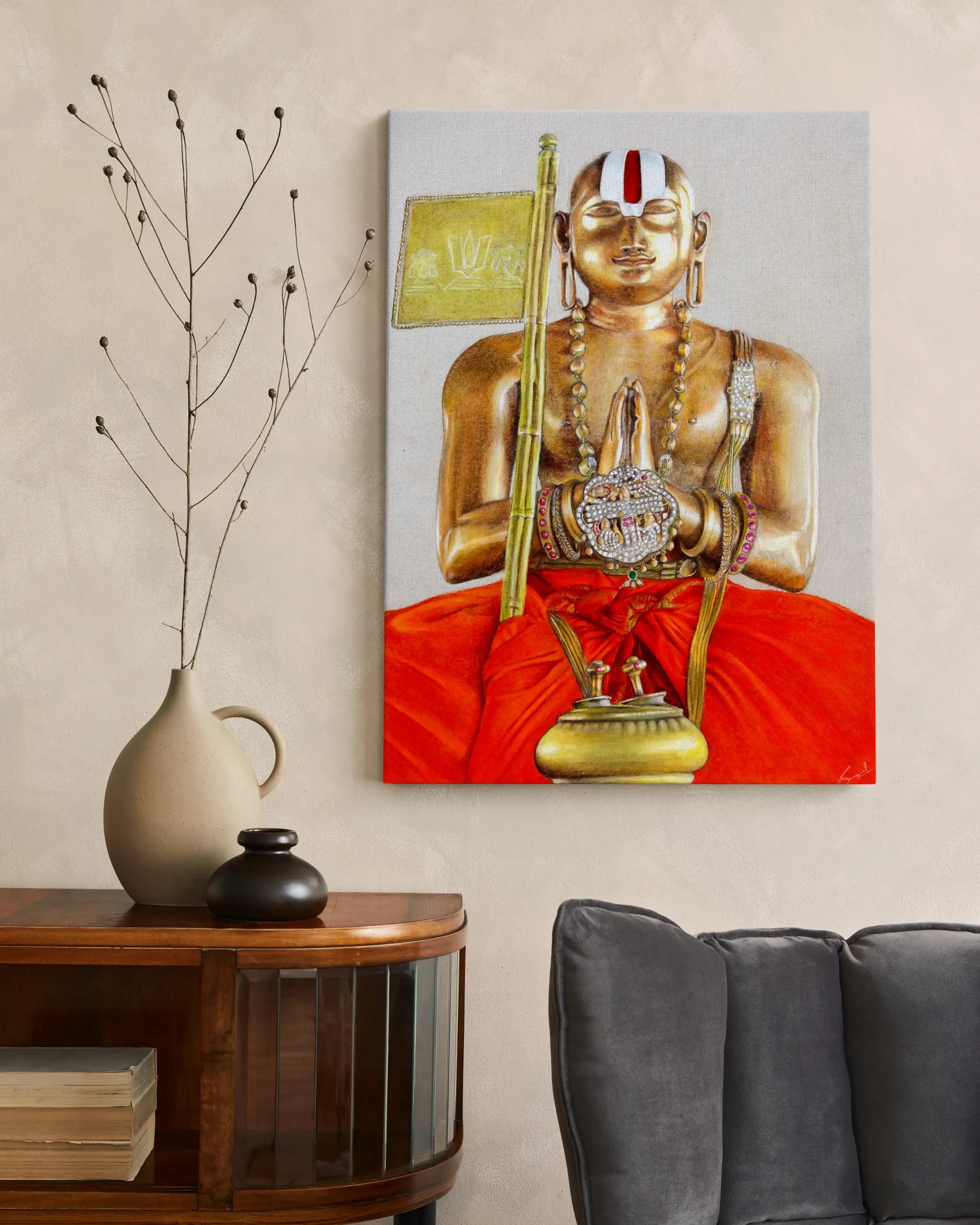 Swamy Ramanujar Canvas Print