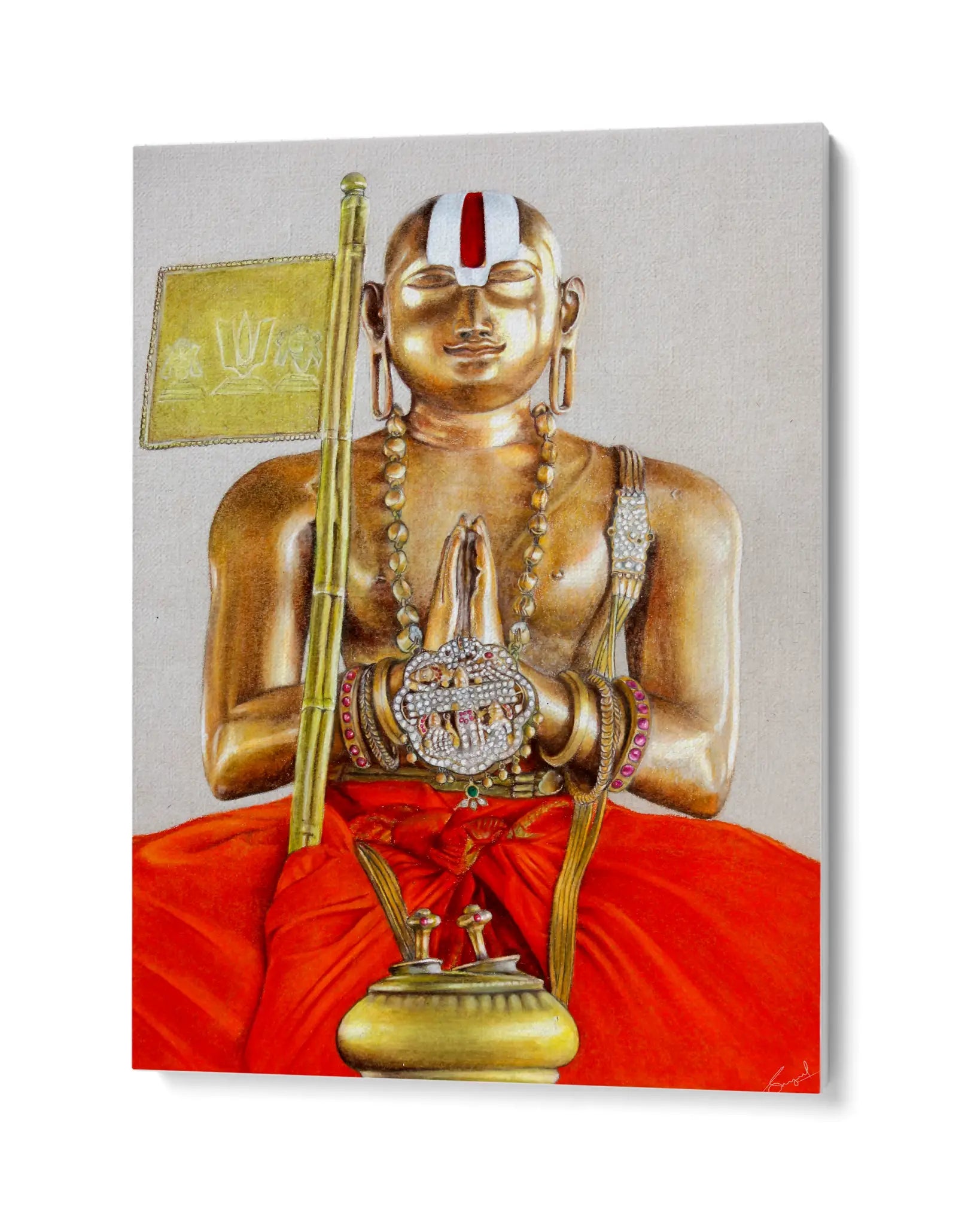 Swamy Ramanujar Canvas Print