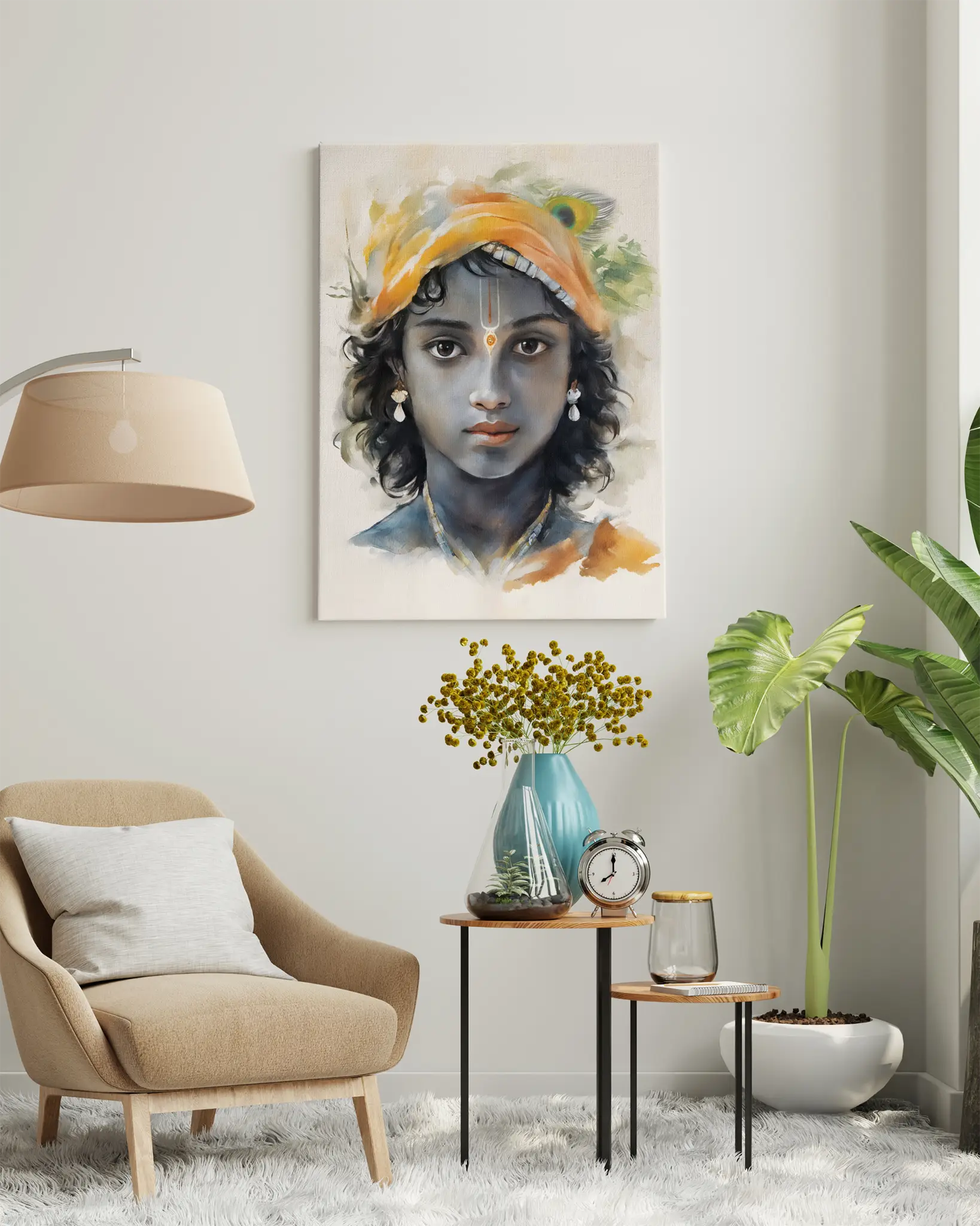 Krishna Canvas Print